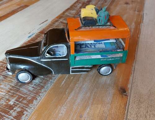 Handmade Tin Peugeot 203 Pickup